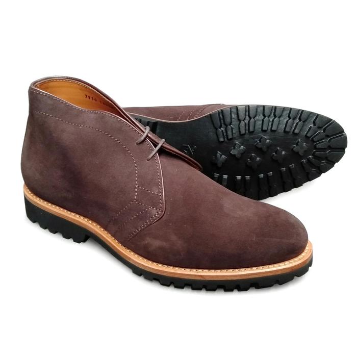 Gambar Fortuna Shoes Sepatu Kulit Pria Chukka Boots - Vibram 7910 - Dark Brown, 6 dari Fortuna Shoes Indonesia Kota Bandung Tokopedia