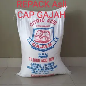 Sitrun Asli Cap Gajah 1kg/ Citric Acid 1 Kilo Gram/ Asam Citrun REPACK