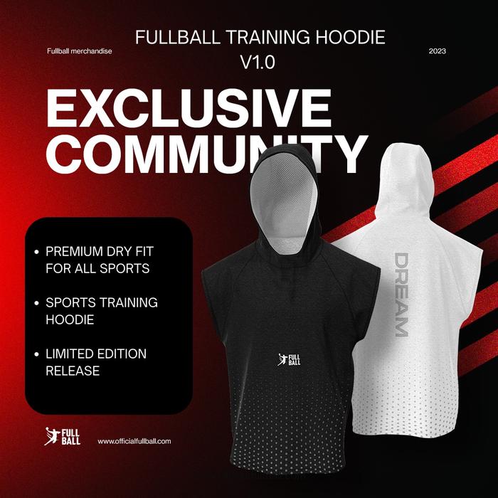 Gambar Fullball Training Hoodie dari Official Fullball Jakarta Selatan Tokopedia