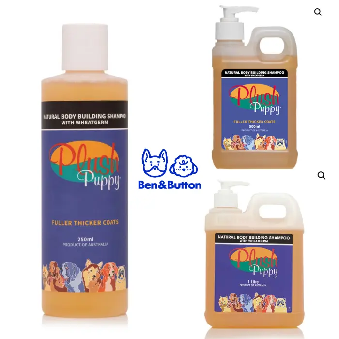 Plush Puppy NATURAL BODY BUILDING SHAMPOO WHEATGERM All Size