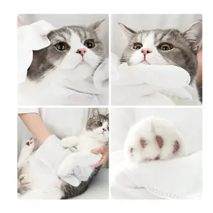 Pet Wipes Gloves/Sarung Tangan Pembersih Hewan Peliharaan
