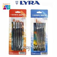 Gambar Lyra Giotto Synthetic Taklon Brush Set - Flat & Round - Kuas Lukis dari Fancy Art Kota Administrasi Jakarta Barat 1 Tokopedia
