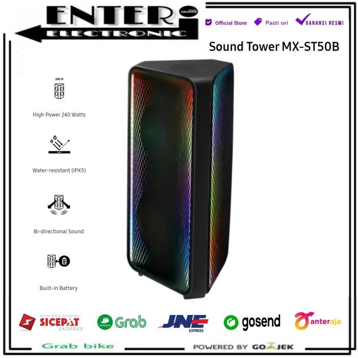 Gambar SAMSUNG MX-ST50B ST50 - SPEAKER KARAOKE PORTABLE BUILT BATTERY MXST50B dari Enter Electronic Kota Tangerang Selatan Tokopedia