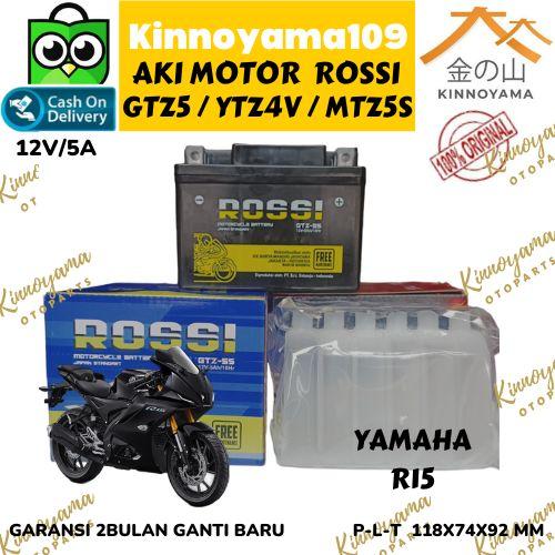 Aki Motor Yamaha R15 GTZ5S Rossi Accu Kering MF - Shop | Tokopedia