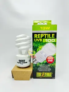 Exoterra UVB 100 13 Watt Lampu Tropical Reptil Ular Iguana Kura Forest