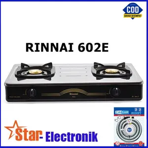 Kompor Gas 2 Tungku Rinnai RI-602E/RI-602E