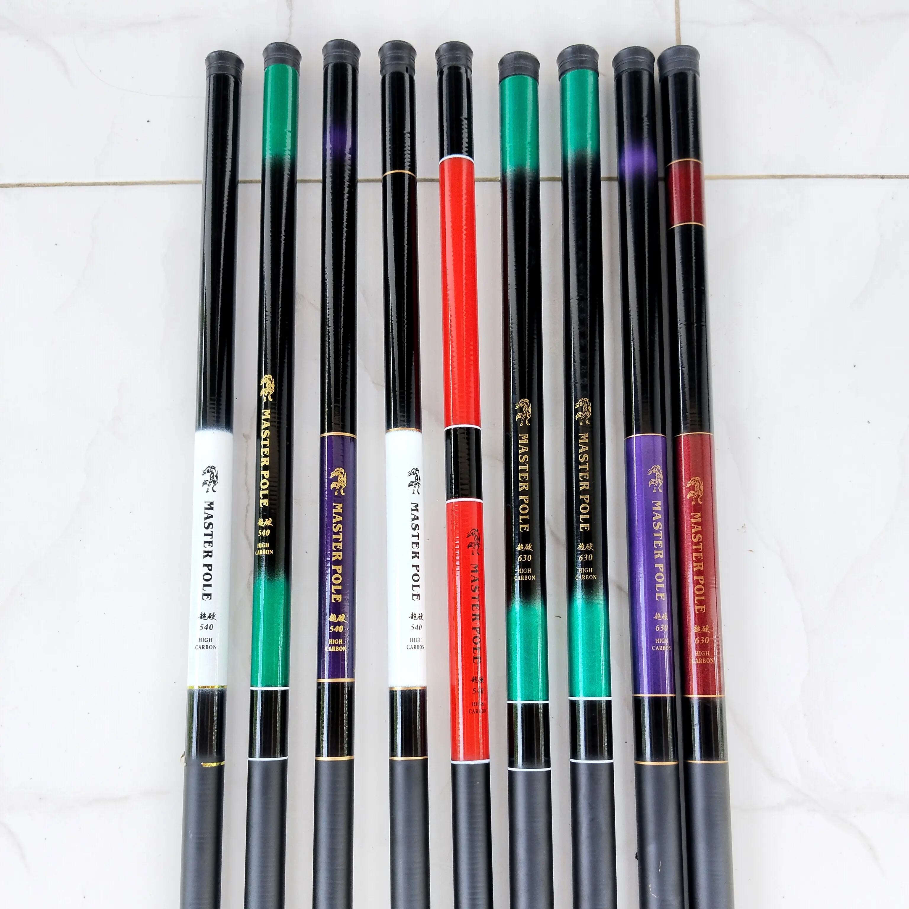 Joran Tegek Bendera ukuran 6,3meter(630cm) Tegek Joran Pancing Carbon