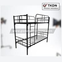 Gambar Ranjang Susun Tingkat Besi Tempat Tidur Tingkat Besi Bank Bed Murah dari Gudang Furniture_NEW Kota Administrasi Jakarta Selatan 1 Tokopedia