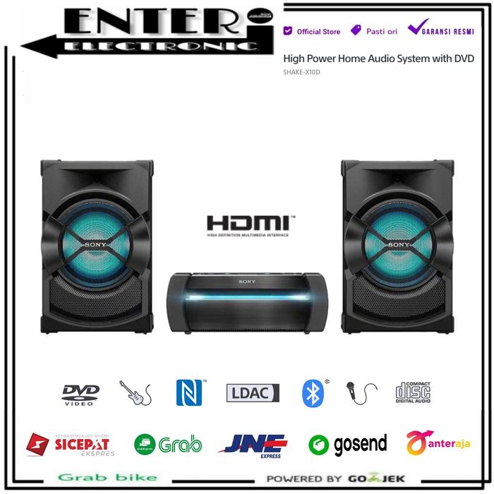 Gambar SONY SHAKEX10D - DVD HOME AUDIO SISTEM SPEAKER KARAOKE SHAKE-X10D X10 - SHAKE-X10D +MIC dari Enter Electronic Kota Tangerang Selatan Tokopedia