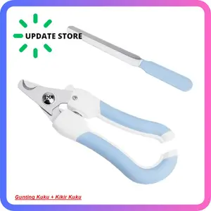 Gunting Kuku Hewan Anjing Kucing Kelinci Stainless Steel - 5X - Blue