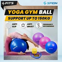 Gambar SFIDN FITS Gym Yoga Ball | Bola Yoga Fitnes Pilates Yoga Anti Burst - Ungu, 65cm dari Sfidn Jakarta Selatan 1 Tokopedia