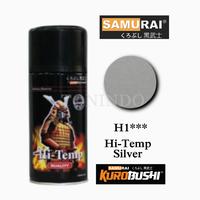 Gambar Cat Samurai Hi-Temp Silver H1*** Cat Semprot u/ Knalpot Tahan Panas dari Tonindo Kab. Sidoarjo 1 Tokopedia