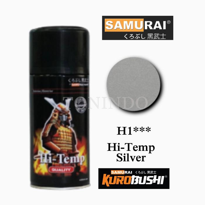 Gambar Cat Samurai Hi-Temp Silver H1*** Cat Semprot u/ Knalpot Tahan Panas dari Tonindo Kab. Sidoarjo Tokopedia