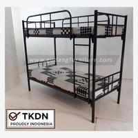 Gambar Ranjang Susun Tingkat Besi Tempat Tidur Tingkat Besi Bank Bed Murah dari Gudang Furniture_NEW Kota Administrasi Jakarta Selatan 3 Tokopedia