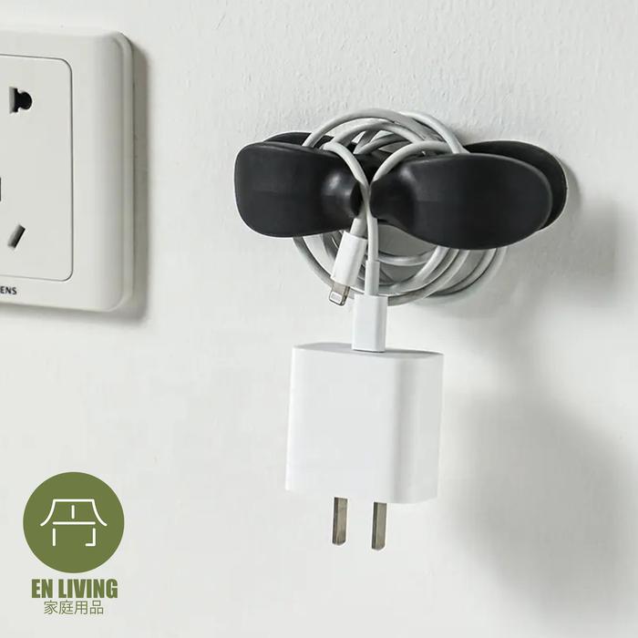 Gambar EN LIVING Wire Organizer BLACK / Cable Holder / Cord Holder dari EN LIVING Kota Bandung Tokopedia