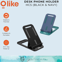 Gambar Olike HC5 Phone Holder Stand Desk Foldable Dudukan HP Meja Anti Slip - HC-6 GREY dari GADVENTIA Kota Administrasi Jakarta Barat 1 Tokopedia