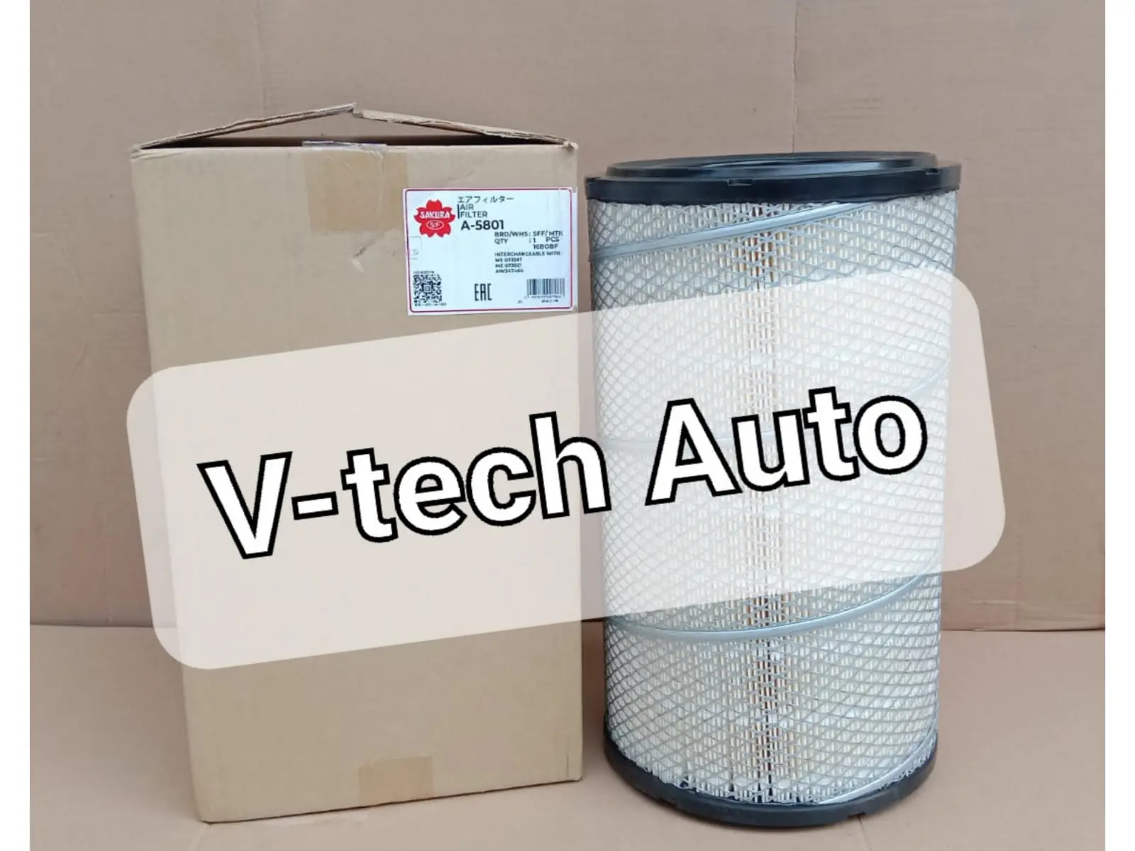 Air Filter Udara ME073821 A5801  A-5801  Sakura