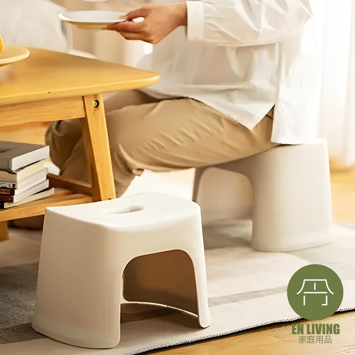 Gambar EN LIVING PP Low Stool BEIGE / Bath Stool / Kursi Kecil / Bangku Kecil dari EN LIVING Kota Bandung Tokopedia