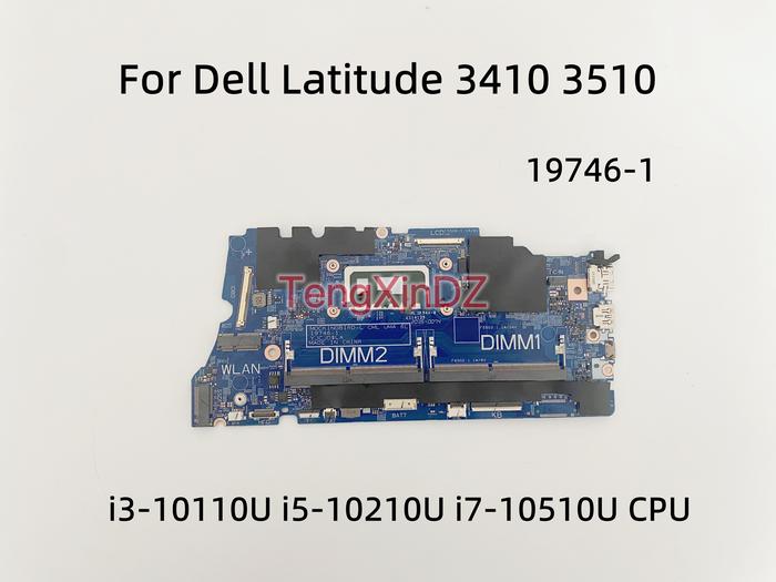 Jual Dell Latitude 3410 3510 Laptop Mainboard-19746-1 Mesin Motherboard ...