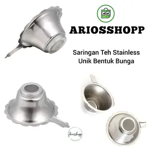 Saringan teh stainless unik import / Saringan Bunga Teh