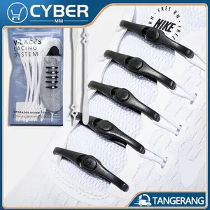 14 Pcs Tali Sepatu Inovatif Silikon Tali Sepatu Praktis Tanpa Ikat