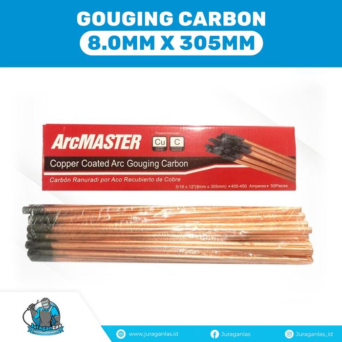 Gambar Kawat Las Gouging / Carbon Gouging diameter 8.0mm dari PT SJAI Kota Administrasi Jakarta Pusat Tokopedia