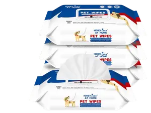 Honey Pet Wipes 80 Sheets