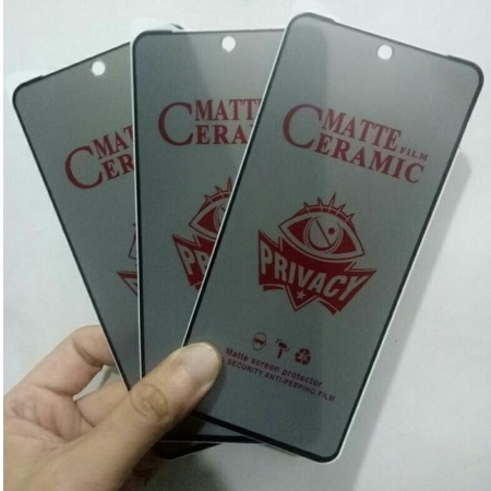 Gambar XIAOMI REDMI NOTE 12 4G Tempered  Anti Gores FULL CERAMIC Matte SPY dari Kedaikudua Kota Administrasi Jakarta Barat Tokopedia