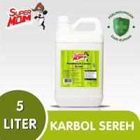 Gambar Karbol Sereh SuperMOM Pembersih Lantai Sereh Kental Konsentrat 5 Liter dari SuperMOM Shop Kota Semarang 1 Tokopedia