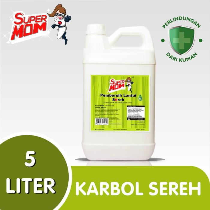 Gambar Karbol Sereh SuperMOM Pembersih Lantai Sereh Kental Konsentrat 5 Liter dari SuperMOM Shop Kota Semarang Tokopedia