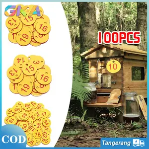 【100PCS】Tag Tanda Identifikasi Sarang Lebah Beekeeping Box Tags