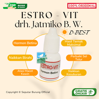 Gambar Vitamin Burung ESTRO-VIT D-BEST Hormon Produksi Betina Sulit Bertelur dari Seputar Burung Indonesia Kab. Sleman 3 Tokopedia
