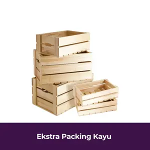 Ekstra packing kayu untuk laptop