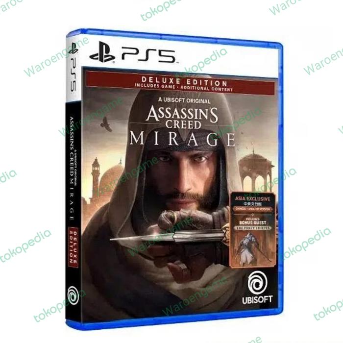 Gambar PS5 Assassin's Creed Mirage Deluxe Edition (R3 / Asia / English) dari waroengame M2SQ Kota Administrasi Jakarta Utara Tokopedia