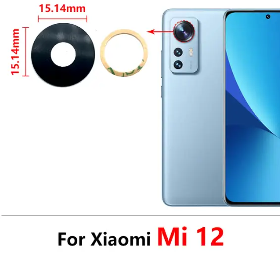 Kaca lensa kamera belakang XIAOMI 12