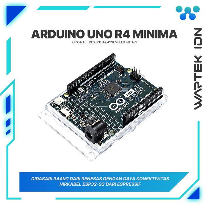 Arduino R4m1 Renesas Promo Arduino UNO R4 Minima Original – 32-bit Microcontroller Renesas ...