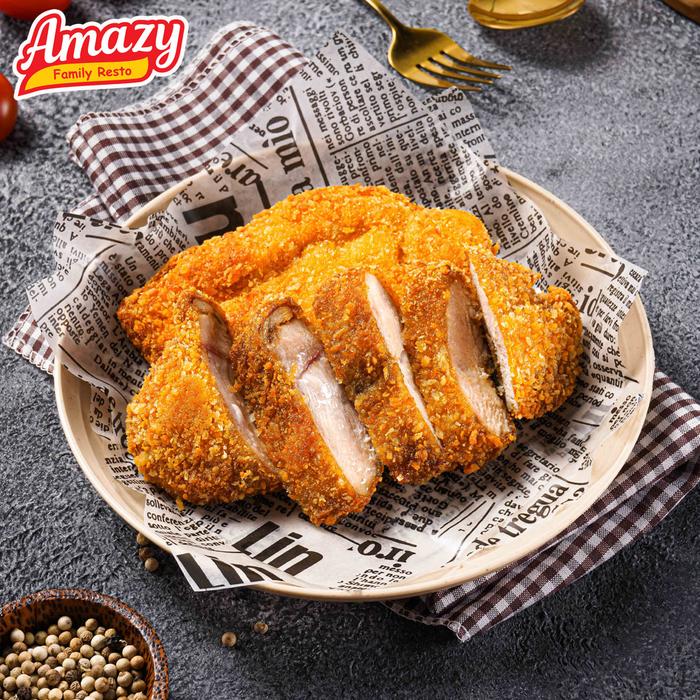 Gambar Chicken Katsu Produsen Frozen Food Makanan Beku 250 gram | 1200 gram dari Amazy Frozen Food Kota Administrasi Jakarta Selatan Tokopedia