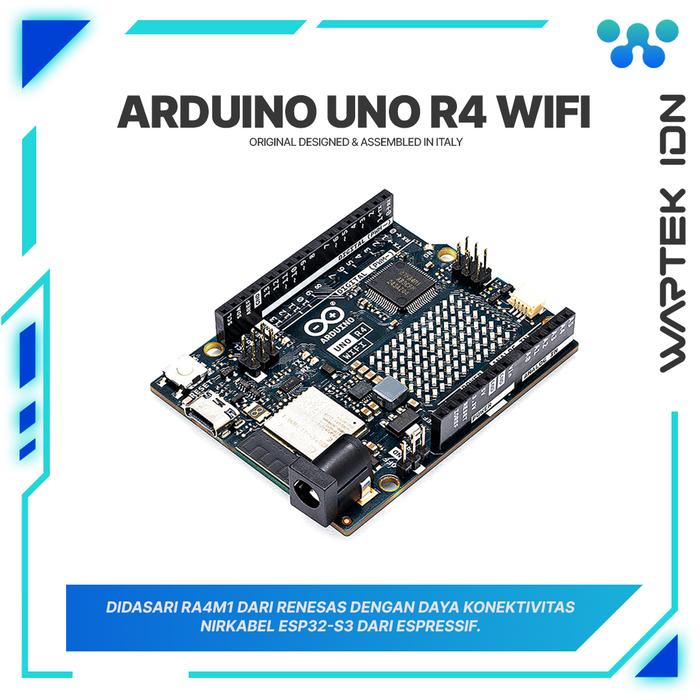 Promo Arduino UNO R4 WiFi Original Microcontroller Board – Renesas ...