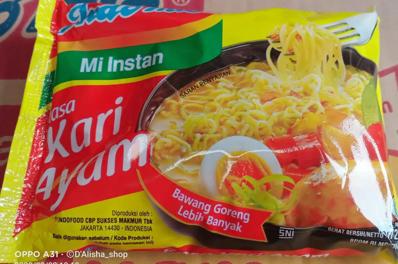 Indomie Mie Instant Rasa Kari Ayam