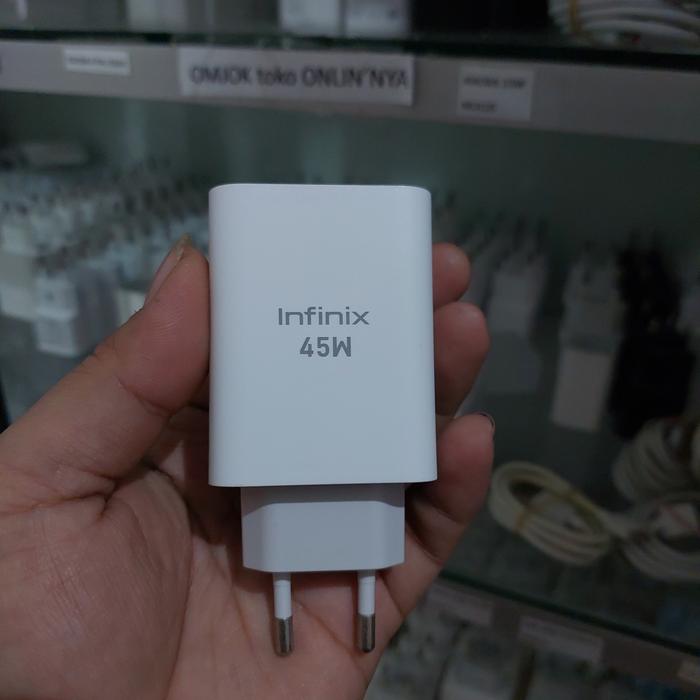 Gambar Travel Adaptor infinix Zero X 45w copotan original 1000% dari omjok Kota Administrasi Jakarta Utara Tokopedia