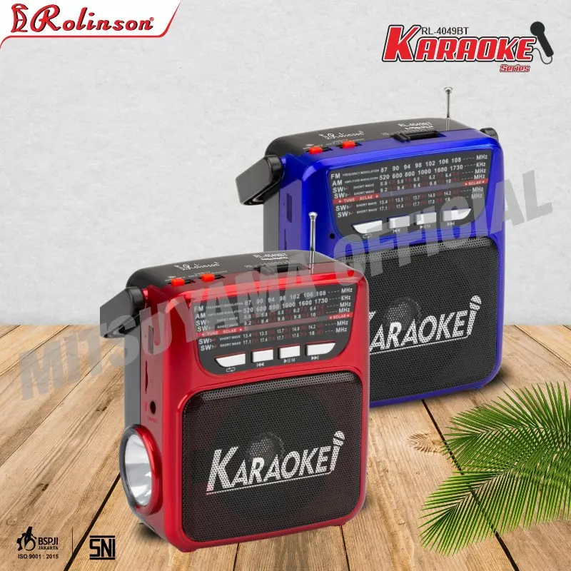 Radio Speaker Portable With BT/USB/TF MP3 Rolinson RL-4049BT KARAOKE 1