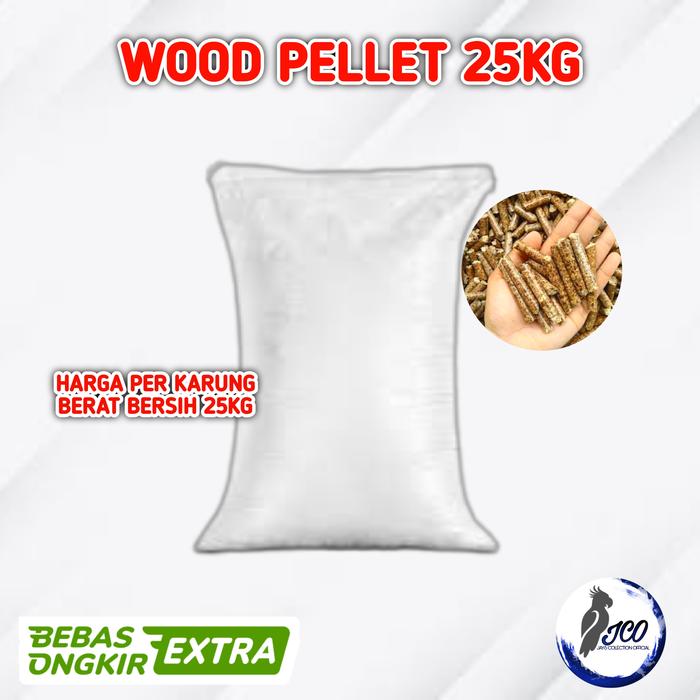 Gambar WOOD PELLET 25KG WOOD PELLET KARUNGAN PELET KAYU KUCING ALAS KANDANG dari Jays Pets Co Kota Administrasi Jakarta Selatan Tokopedia