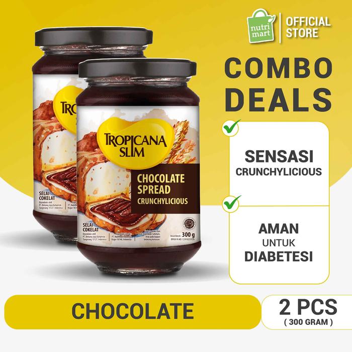 Gambar Twin Pack: Tropicana Slim Chocolate Spread 300g dari Nutrimart Store Kota Administrasi Jakarta Utara Tokopedia