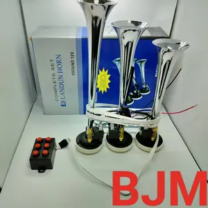 KLAKSON TELOLET 3 CORONG 6 SUARA 6 TOMBOL MARCOPOLO 12V 24V