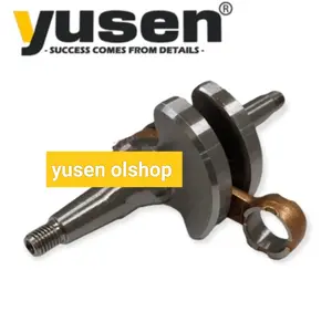 kruk as/ crankshaft gergaji mesin chainsaw 5200 merk yusen