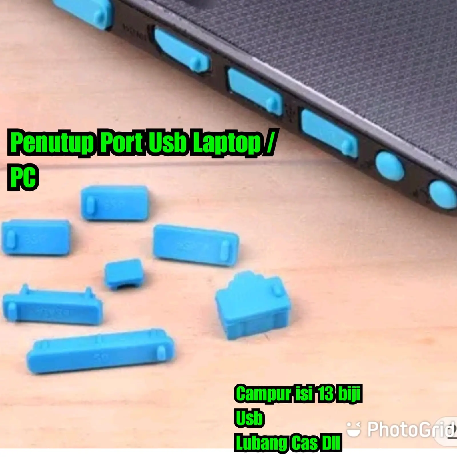 Karet penutup port usb laptop komputer Penutup Lubang Laptop dan PC