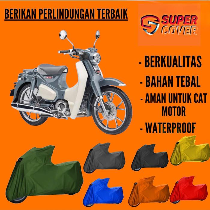 Gambar Premium cover motor/sarung motor Xtreme outdoor Honda super cub C125 super cover tebal anti UV anti cakar kucing dan waterproof dari Super cover new Kota Depok Tokopedia