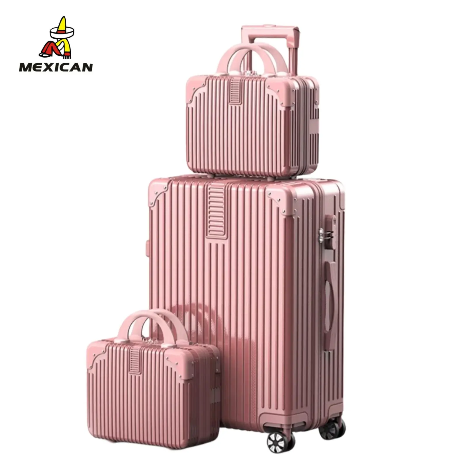 Mexican A916 Koper 2 in 1 Koper Import size 24/22/20 Inch Set 14 inch