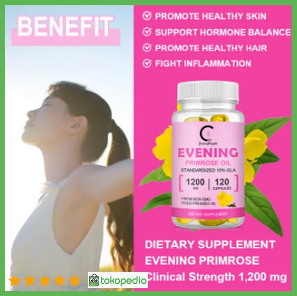 Hot! Evening Primrose Oil 1200 mg with Naturally Occurring GLA