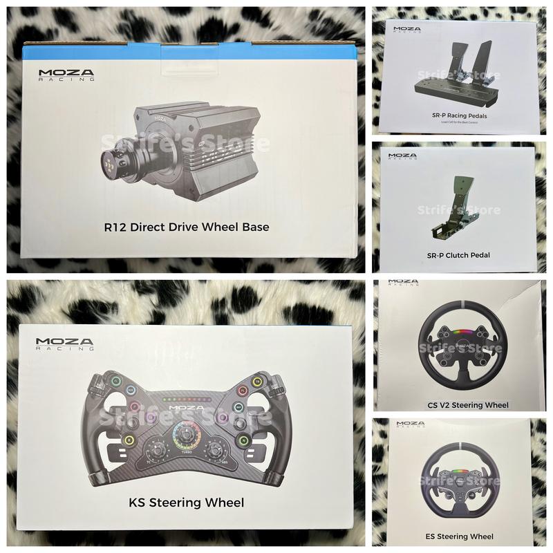 Moza Racing Set (R12+KS/CSV2P/ES+SRP 3 Pedal) Bundle Direct Drive SR-P 1